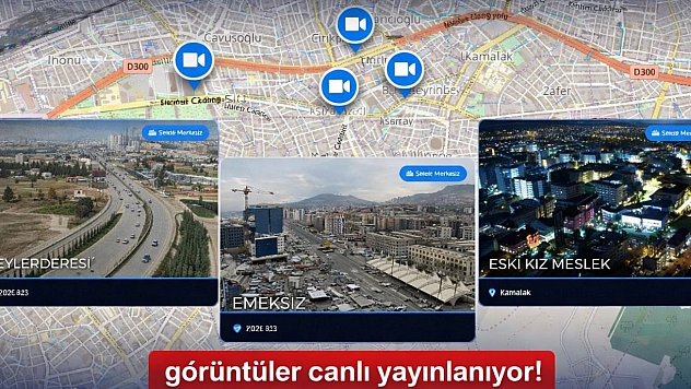 Malatya 7/24 canlı yayında: Şehir anbean takip edilebilecek