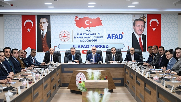 Malatya Afetlere Karşı Seferberlikte