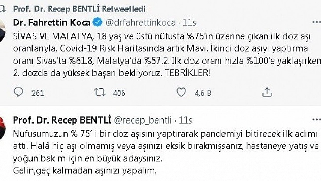 Malatya aşıda artık Mavi