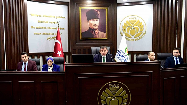 Malatya Büyükşehir Belediye Meclisi Şubat ayı toplantısı yapıldı