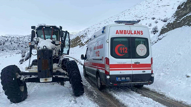 Malatya'da 109 mahalle yolu kapandı, ekipler teyakkuzda!