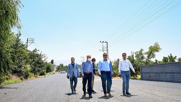 Çemlik Caddesi asfaltlanıyor