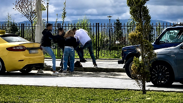 Malatya Çevreyolunda sürücüler tekme tokat birbirine girdi!