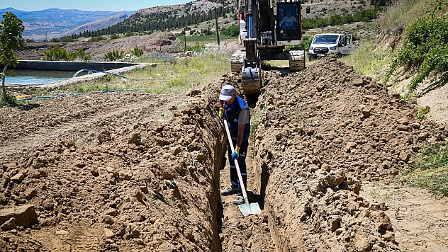 Malatya'da 10 bin metrelik içme suyu hattı tamamlandı