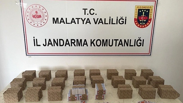 Sigara kağıdı yakalandı