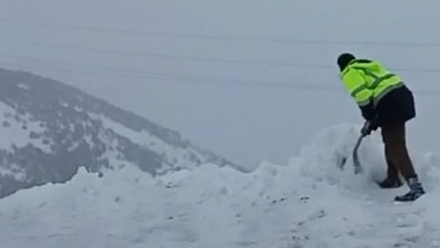 Malatya'nın kar kalınlığı 1 metreyi aştı