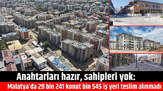 Malatya'da 29 bin 241 konut, bin 545 iş yeri neden teslim alınmadı?