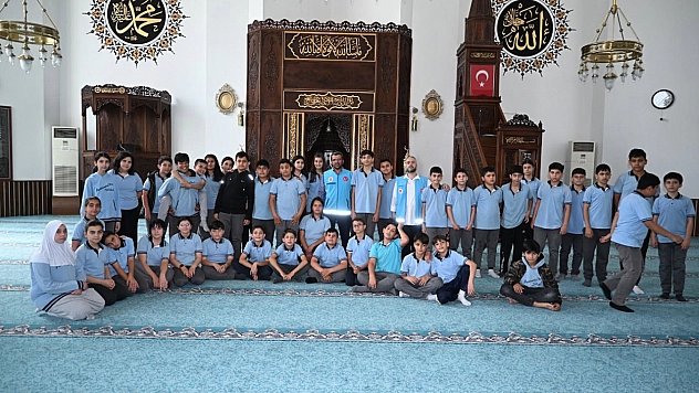Malatya'da 380 öğrenci camide buluştu: ÇEDES yıl sonu şenliği düzenlendi