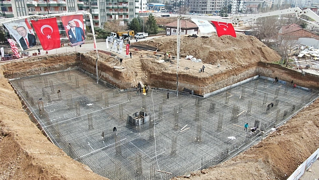 Malatya'da 6 bin metrekare alana kurulacak! Temeli atıldı