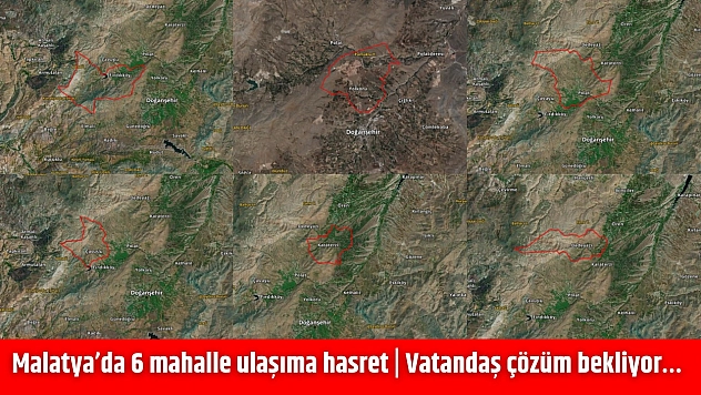 Malatya'da 6 mahalle ulaşıma hasret| Vatandaş çözüm bekliyor…