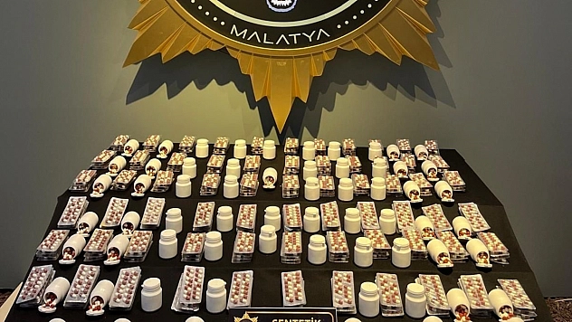 Malatya'da Uyuşturucu Operasyonu: 7 Bin 881 Hap Ele Geçirildi