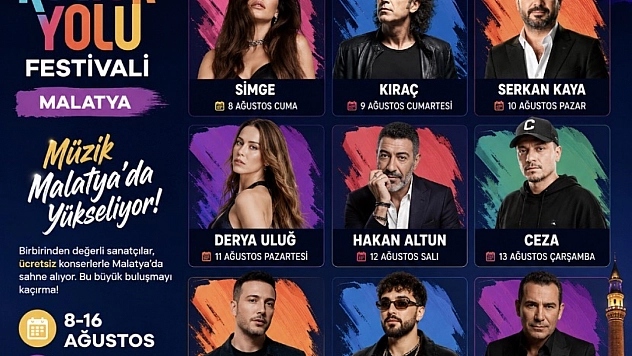 Malatya'da 9 gün sürecek Kültür Yolu Festivali'nin detayları belli oldu!