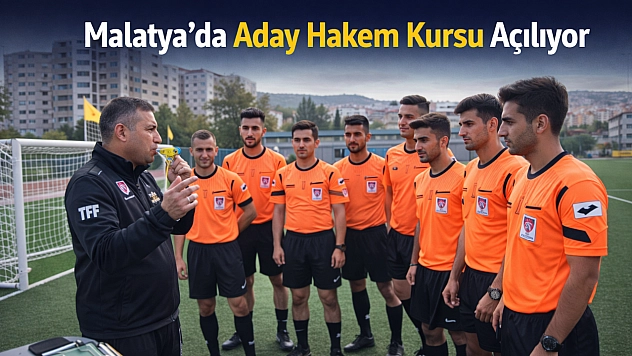 Malatya'da Aday Hakem Kursu Açılıyor