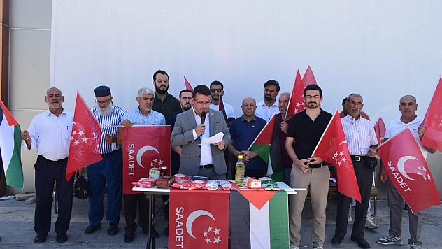 Malatya'da AK Parti'ye Gazze Tepkisi: Belgesel yetmez, somut adım atın!