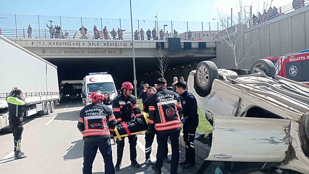 Malatya'da altgeçitte kaza: 2 yaralı