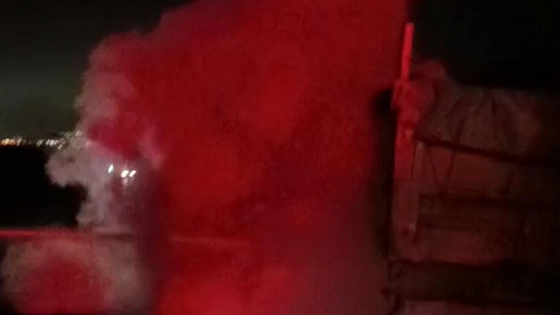 Tırda korkutan yangın