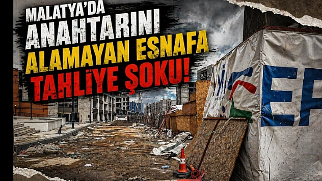 Anahtarını alamayan esnafa tahliye şoku!