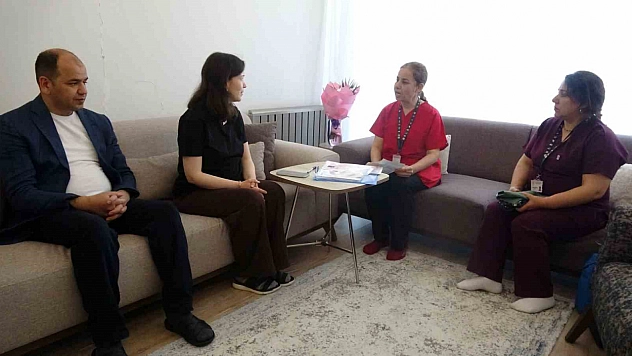 Malatya'da anne ve bebek sağlığı için evde eğitim hizmeti verildi