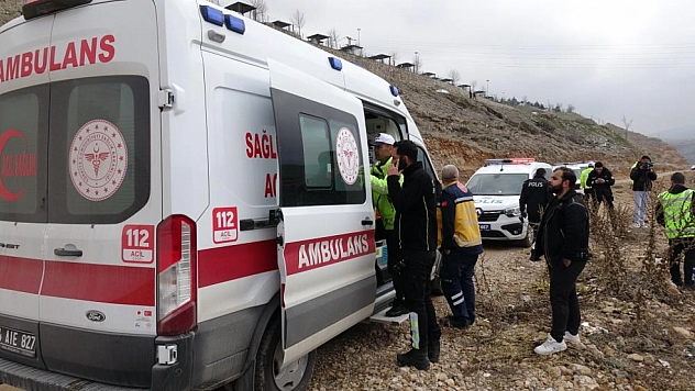 Malatya'da araç gölete uçtu
