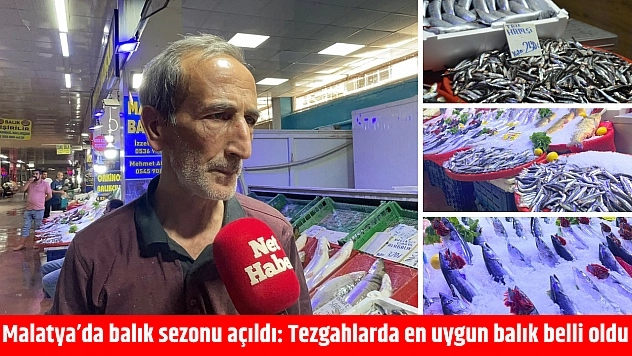 Malatya'da balık sezonu açıldı: Tezgahlarda en uygun balık belli oldu