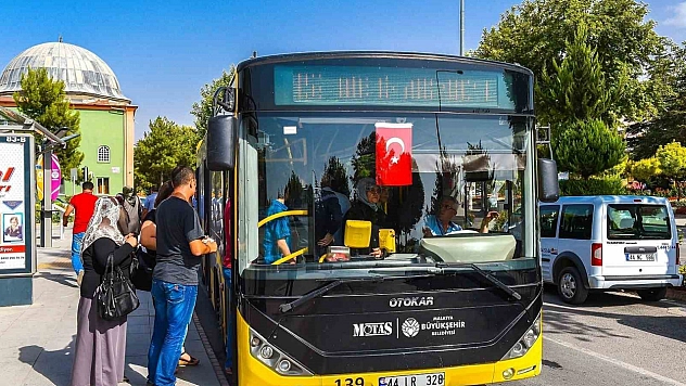 Malatya'da bayram süresince ulaşım ücretsiz