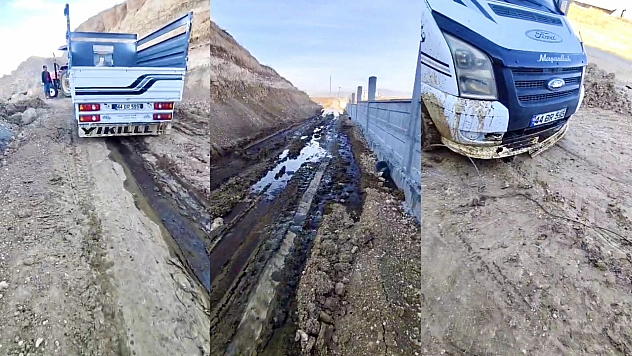 Malatya'da Biyogaz Atıkları Yolu Kapattı: Üretici Saatlerce Mahsur Kaldı