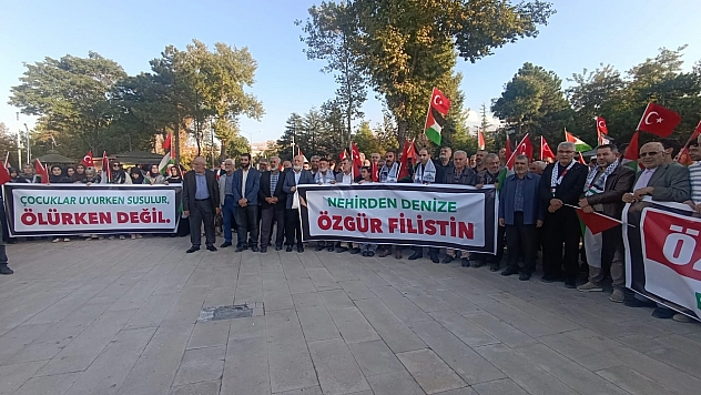 Malatya'da Büyük Filistin Yürüyüşü düzenlendi