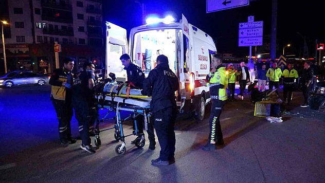 Malatya'da cip ile motosiklet çarpıştı