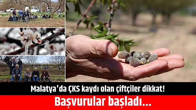 Malatya'da ÇKS kaydı olan çiftçiler dikkat! Başvurular başladı...