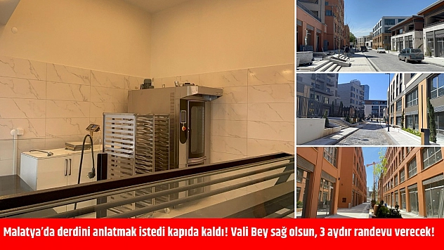 Malatya'da derdini anlatmak istedi kapıda kaldı! Vali Bey sağ olsun, 3 aydır randevu verecek!
