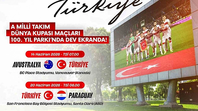 Malatya'da Milli maç heyecanı dev ekranda yaşanacak