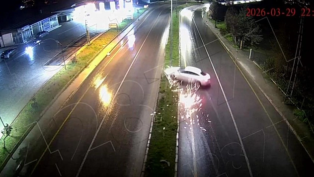 Malatya'da feci kaza kamerada!