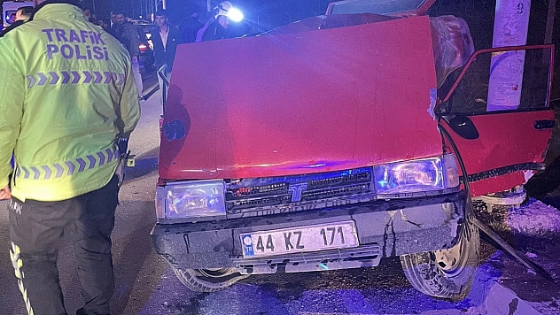 Malatya'da kazada yaralanan sürücü hastanede öldü