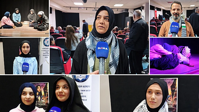 Malatya'da Filistin dramı tiyatro sahnesine taşındı