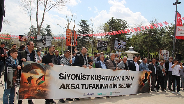 Malatya'da Gazze için binler pedal çevirdi: Zulme karşı haykırış sür ve diren…