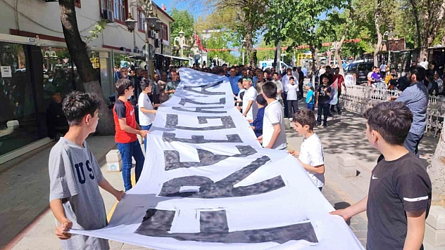 Malatyalılar Gazze için yürüdü!