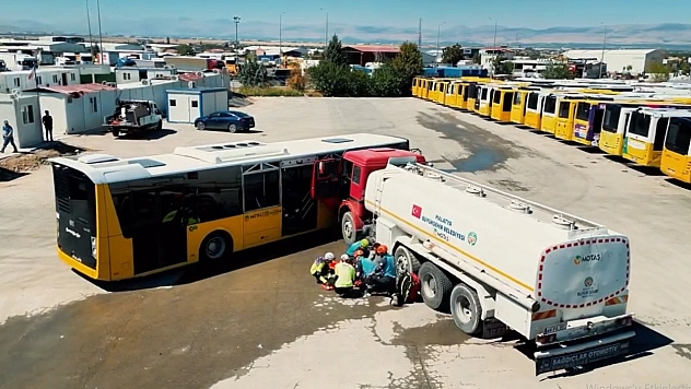 Malatya'da gerçeği aratmayan kaza tatbikatı: Otobüs ve tanker çarpıştı