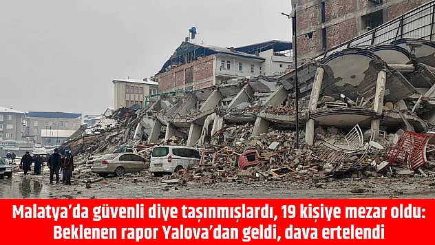 Malatya'da güvenli diye oturdukları ev mezarları oldu