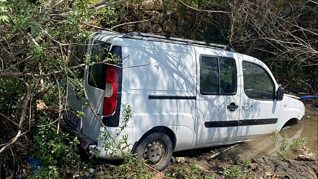 Malatya'da hafif ticari araç yoldan çıktı: 2 yaralı