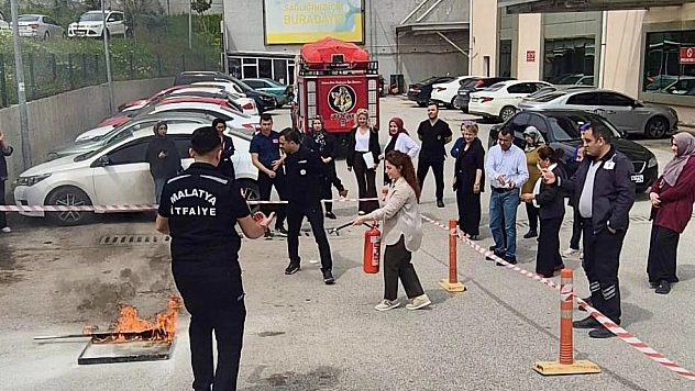 Hastane Personeline Eğitim Verildi