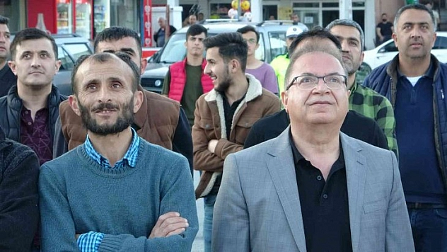 Büyük bir sevinçle karşılandı