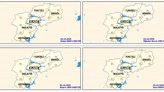 Malatya'da hava sıcaklıkları normallerin altında seyredecek