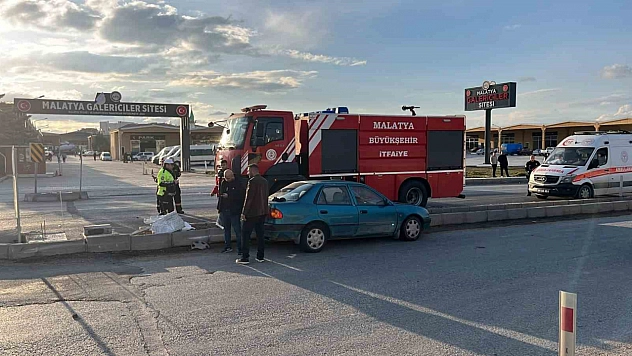 Malatya'da otomobil ile pikap çarpıştı: 1 Yaralı