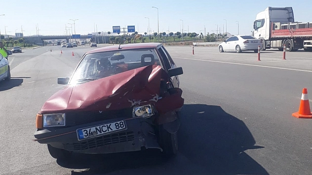 Malatya'da iki otomobil çarpıştı: 2 yaralı
