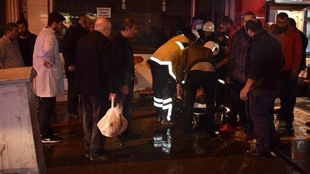 Malatya'da iş yerinde dumandan etkilenen şahıs hastaneye kaldırıldı