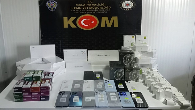 Malatya'da kaçakçılık operasyonu