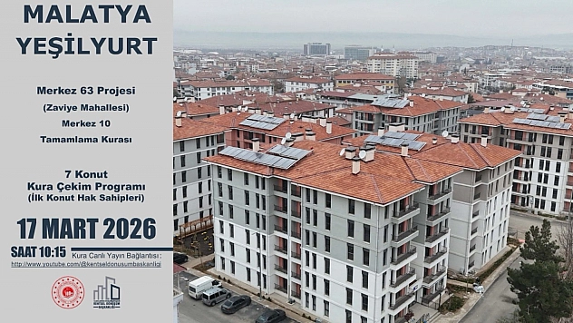 Malatya'da Konut Kurası İçin Geri Sayım: Hak Sahipleri Bugün Belli Oluyor