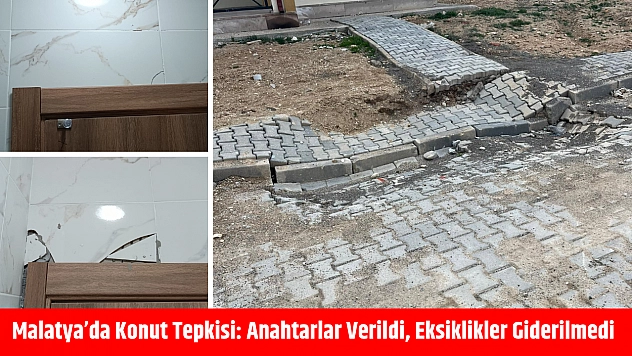 Anahtarlar verildi eksiklikler giderilmedi