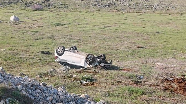 Malatya'da korkutan kaza: Dakikalarca kurtarılmayı bekledi!