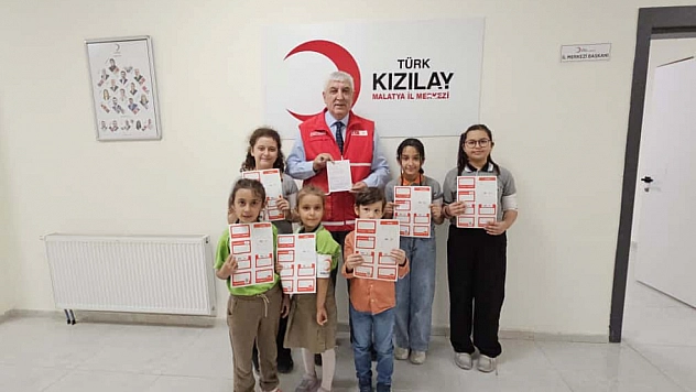 Malatya'da küçük kalplerden büyük bağış